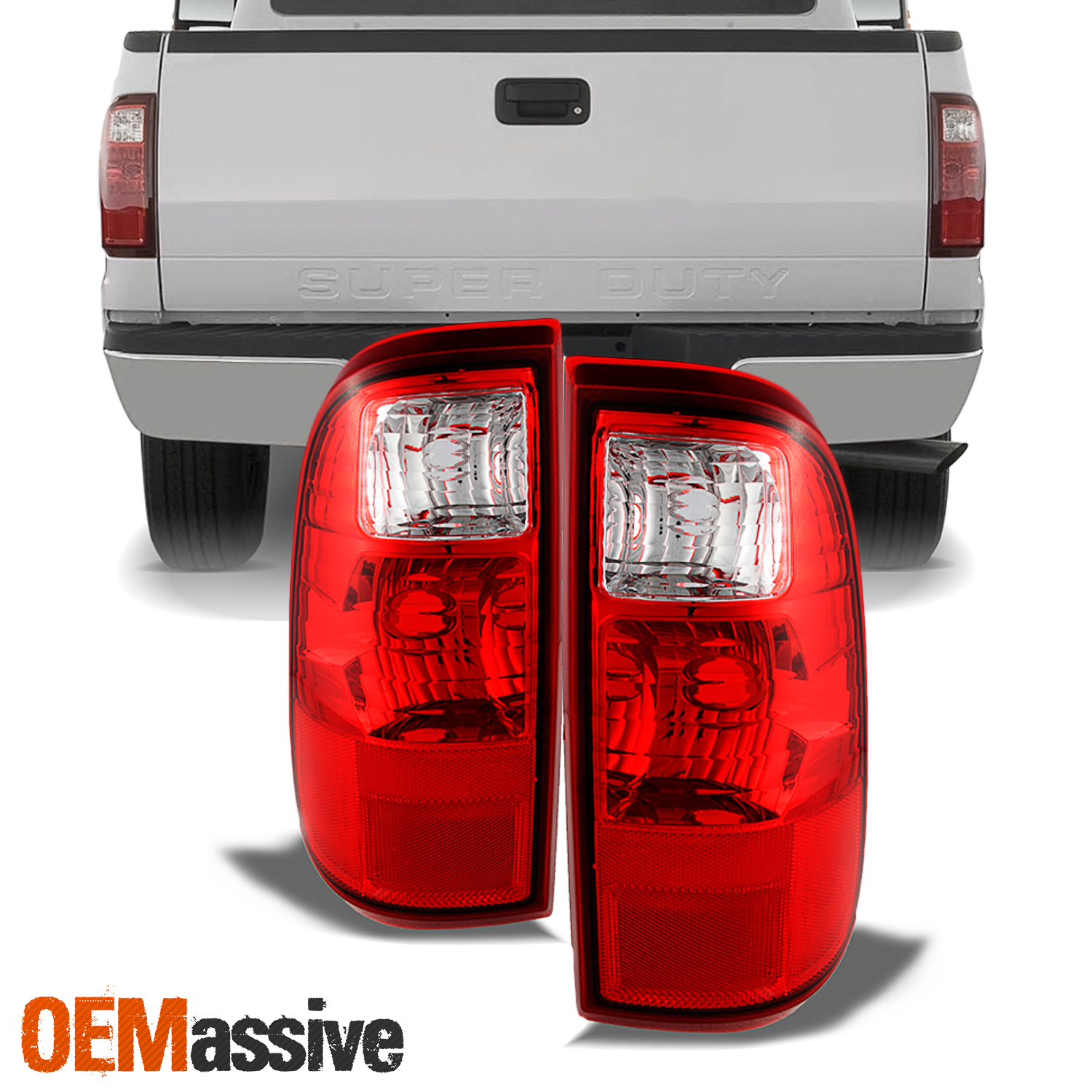 Fit 0816 Ford F250/F350/F450 Superduty Red Tail Lights Lamps